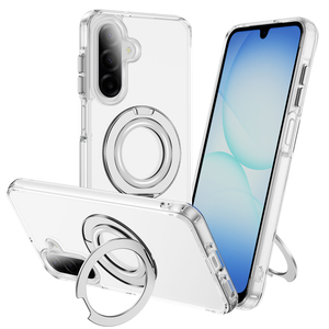 Coque de téléphone hybride 2 en 1 TPU <span class=keywords><strong>PC</strong></span> ultra résistante avec anneau magnétique 360° et protection intégrale pour Samsung Galaxy A17 5G - Product Image 1