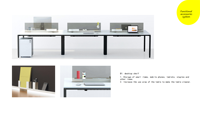 Design moderne de haute qualité zone de travail ouverte postes de travail de bureau 2/4/6 sièges ordinateur bureau Table convertible caractéristique