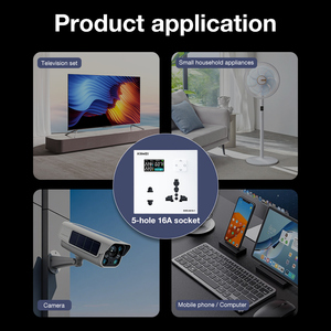 <span class=keywords><strong>Prise</strong></span> de mesure de consommation électrique numérique premium, stable et économe en énergie, idéale pour la gestion et le suivi quotidien de la consommation d'électricité - Product Image 2