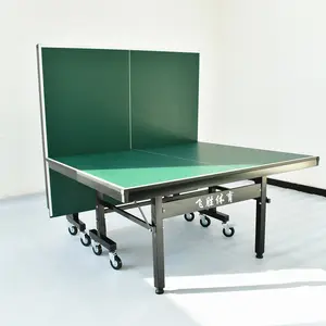 Tables de ping-pong pliables de taille standard d'exercice de divertissement de raquette de Table d'intérieur