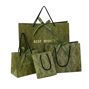 Wholesale Eco-Friendly <b>Biodegradable</b> Portable <b>Paper</b> Gift Bag Recyclable Custom Logo Cotton Rope Handle Exhibition Cosmetic - Product Image 4