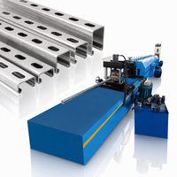 Machine de formage de profilés pour structure de montage de panneaux solaires KINGREAL 1-5/8"*1-5/8" 1-5/8"*1-5/16"