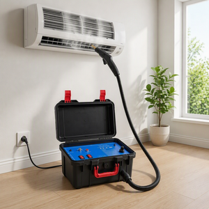 Nettoyeur Vapeur Électrique Professionnel <span class=keywords><strong>CNTECH</strong></span> 3000W, Machine à Vapeur Haute Pression Portative pour Nettoyage des Taches sur Moteur de Voiture et Bobines de Climatisation - Product Image 1