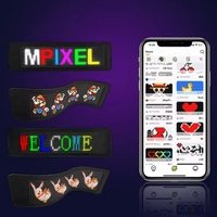 Panneau d'affichage flexible LED Matrix Pixel Panel LED Display Board RGB Led Sign Panel For Car By Smart APP Control