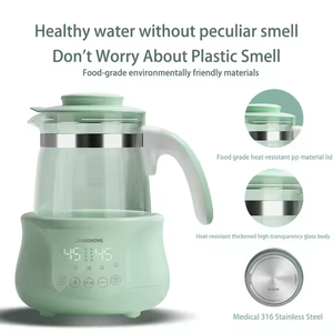 Hervidor de leche de nuevo diseño, botella de calentador portátil personalizada, hervidor de leche con pantalla LCD para bebé - Product Image 4
