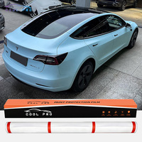Film de protection de peinture automobile PPF noir auto-adhésif transparent anti-rayures en TPU avec un aspect magnifique et résistant