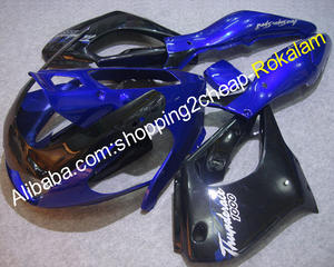 YZF1000R 97-07 Corps Carénages kit Pour Yamaha YZF <span class=keywords><strong>1000</strong></span> 1997-2007 Pièces <span class=keywords><strong>Thunderace</strong></span> ABS Bleu Noir Carénage De Moto - Product Image 1