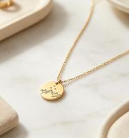 Collier Montagne en Acier Inoxydable Personnalisé, Anti-ternissement et Étanche, Colliers de Mode