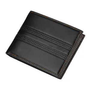 3fold Eel Skin Leather Big Wallet for Men