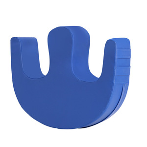 Aide au retournement des patients âgés alités à domicile, tapis de transfert multifonctionnel, repose-pieds, oreiller, matériau en éponge bleu-vert - Product Image 3