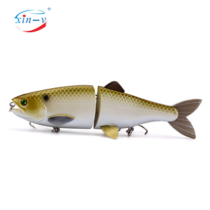 XINV Custom 90g 200 millimetri Swimbait Artificiale Realistica Multi Snodato Duro Richiamo di Pesca 20 centimetri