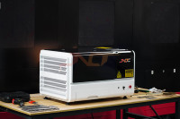Machine de découpe laser à fibre de bureau 800W pour métal, découpeuse/marqueuse/graveuse tout-en-un, professionnelle et industrielle de taille compacte