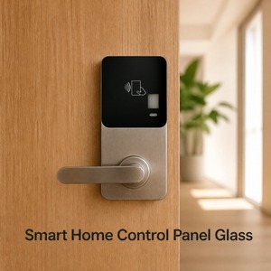 Panneau de verre trempé personnalisé à haute teneur en alumine, verre de protection, impression sur écran, fenêtre transparente, découpe CNC, contrôle d'accès, serrure intelligente, OEM - Product Image 5