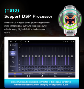 Radio para Auto TS10 7862 de 9 Pulgadas, 4GB/6GB/8GB/128GB, QLED, Compatible con 4G LTE, <span class=keywords><strong>Panorama</strong></span> 360, DSP, Carplay, Reproductor Multimedia DVD - Product Image 3