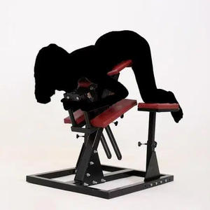 YuanHongJin Vermelho BDSM Ajoelhado Cadeira com Suporte Multi-Posição PU Couro Padding Adulto Restraint Play Qualidade <span class=keywords><strong>Sex</strong></span> Furniture - Product Image 3