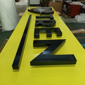 Letrero de Metal 3D Personalizado con Personajes Luminosos Alto Brillo Led Iluminado Letra 3D Signo Género Luz de Trabajo - Product Image 3