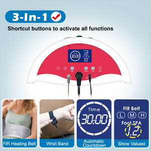 Máquina de terapia iónica para pies, dispositivo de desintoxicación de jengibre para baño de pies con bolsas de agua - Product Image 3