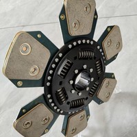 Disque d'embrayage Jiying 13 pouces 10 cannelures à couple élevé, pièce d'origine (OEM) pour embrayage de tracteur, plaque entraînée E7NN7550BB 82004604 Haute Performance