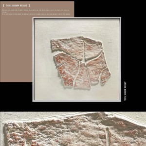 2025 Bán Buôn Tùy Chỉnh Tường Trừu Tượng Nghệ Thuật Wabi Sabi Khách Sạn Tường Nghệ Thuật 100% Handmade 3D Kết Cấu Thạch Cao Sơn - Product Image 5