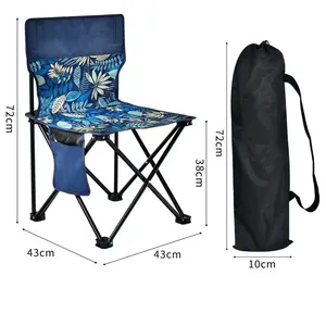 MISTER JIGGING, equipo para acampar al aire libre, venta al por mayor, silla de camping plegable portátil multifunción