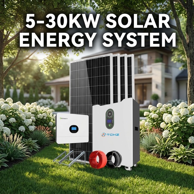 Complete Solar Power System 5Kw 10Kw 15Kw 20Kw 25Kw 30Kw Off Grid Solar System for Home