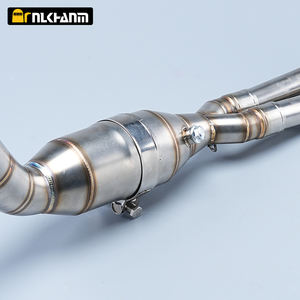 Nouveau système d'échappement en acier inoxydable pour <span class=keywords><strong>moto</strong></span> Yama TMAX 530/560 2017-2024, modification de la boîte, tuyau de liaison avant, <span class=keywords><strong>coude</strong></span>, slip-on, scooter - Product Image 3