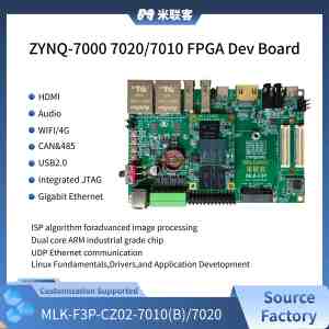 MLK-F3P-CZ02-7010 (बी)/7020 Cortex-A9 zynq7000 श्रृंखला विकास बोर्ड यूएसबी 2.0 i2c क्यूआर्ट और jटैग 4g ऑडियो फेप 512mb ddr3 का समर्थन करता है - Product Image 3