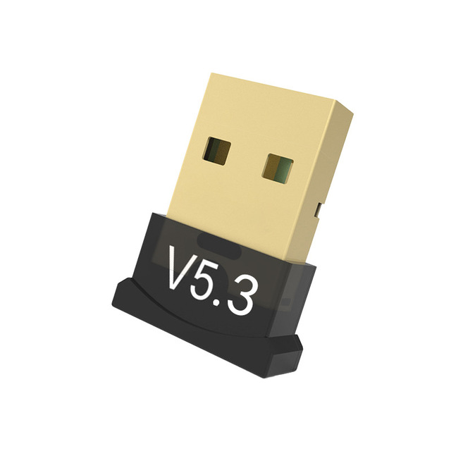 USB BT 5.3 Adapter Driver Free Dongle for PC Laptop Audio Keyboard Headset Transmitter Receiver