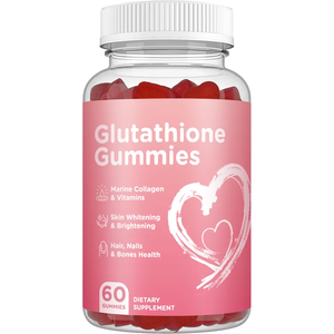 Gmp חלאל צמחוני l-glutathione gummies העור הלבנה קולגן תוספי חמצון תוספי מזון לנשים - Product Image 1