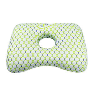 Perforated Ear Pillow Double Layer Removable Cover Side Sleeping <b>Cushion</b> Soft Cotton Polyester Filling Bed Pillow - Product Image 1