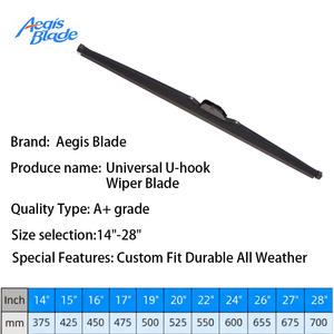 Essuie-<span class=keywords><strong>glace</strong></span> universel haut de gamme pour l'hiver, lame en caoutchouc naturel premium, sans armature, fonctionnement silencieux, résistant à la <span class=keywords><strong>glace</strong></span>, conduite sécurisée par temps froid - Product Image 2