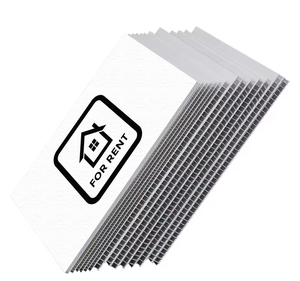 Panneau d'affichage en plastique PP hollo imperméable à l'eau personnalisé pour la <span class=keywords><strong>location</strong></span> et la vente de maisons avec piquets en H - Product Image 5
