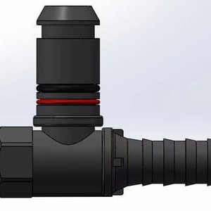 ข้อต่อเร็ว Aowei 14.9-12X1.5 แบบด้านใน 10X1 อุปกรณ์เสริมเครื่องมือลมพลาสติก - Product Image 1