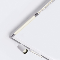 Système d'éclairage sur rail LED magnétique intelligent et dimmable TmallGenie blanc, design moderne, CRI élevé 90, température de couleur 3000K-6000K