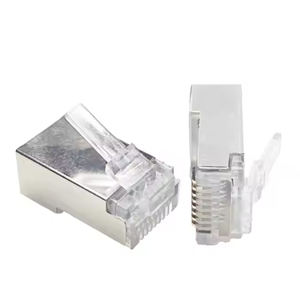 Cat5e ล็อกสแนป <span class=keywords><strong>Cat6</strong></span><span class=keywords><strong>หัว</strong></span>คริสตัล <span class=keywords><strong>RJ45</strong></span> 8P8C เครือข่ายสำหรับเราเตอร์เครือข่ายในบ้านและการเชื่อมต่อสวิตช์ - Product Image 1