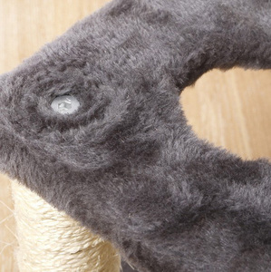 Árbol rascador moderno para gatos de sisal gris oscuro, <span class=keywords><strong>torre</strong></span> de actividades con cuerda de sisal, centro de juegos grande para gatos - Product Image 5