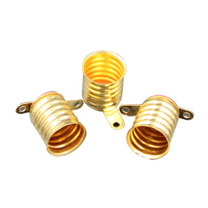 E10 light bulb, copper lamp holder, <b>electrical</b> experimental equipment, screw-in lamp holder with feet, scientific <b>instrument</b> - Product Image 1