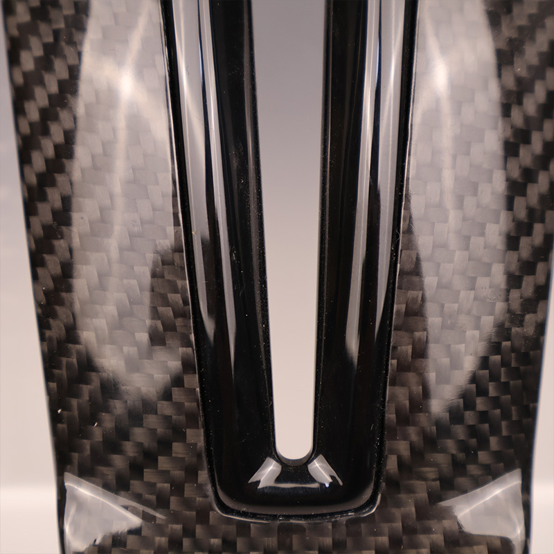 Carbon Fiber Steering Wheel Panel Frame Trim Cover (BMW Fitment), photo 6