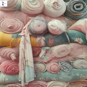 Tissu en flanelle tricotée imprimé, prix bas, vente chaude, fournisseur Keqiao, lot de stock - Product Image 6