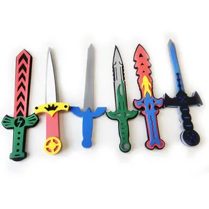 Arma de brinquedo eco-amigável, escudo de espada de eva, brinquedo, festa, conjunto artesanal, tecnologia personalizada, pintada, cor, material seguro