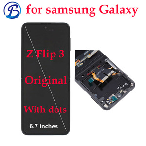 หน้าจอ LCD โทรศัพท์มือถือ Flip <span class=keywords><strong>3</strong></span> สำหรับ Galaxy Z Flip <span class=keywords><strong>3</strong></span> หน้าจอ LCD แท้ 100% ผ่านการทดสอบแล้ว จอแสดงผล AMOLED คุณภาพระดับ OEM รับประกัน 1 ปี - Product Image 3