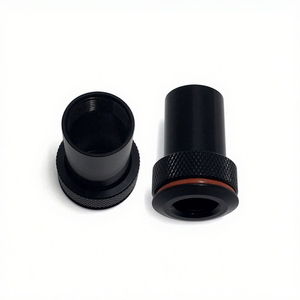 Suministro de fábrica personalizado CNC mecanizado Metal latón Acero inoxidable aleación de aluminio anodizado negro piezas de precisión - Product Image 5