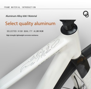 Vélo de <span class=keywords><strong>route</strong></span> en aluminium 700C à 20 vitesses, frein à disque hydraulique SHI MANO, 9,8 kg, léger, vélo de course pour adultes - Product Image 6