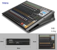 TRAIS TFB16 Console de mixage audio en direct Système de mixage 16 canaux