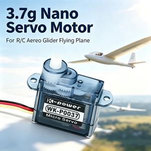 P0037 0.9kg 0.07seg <span class=keywords><strong>RC</strong></span> Aereo <span class=keywords><strong>Servo</strong></span> 3.7g Micro <span class=keywords><strong>Mini</strong></span> <span class=keywords><strong>Servo</strong></span> sin Núcleo para Avión <span class=keywords><strong>RC</strong></span>, Planeador, Pequeño Robot, Kits DIY - Product Image 1