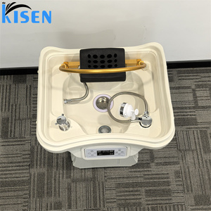 Kisen <span class=keywords><strong>Bac</strong></span> à shampoing portable pour spa capillaire et lavage de cheveux, avec système à deux réservoirs, compatible avec les prises de tension US, EU, AU, UK - Product Image 6