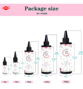 Resina <span class=keywords><strong>UV</strong></span> Morbida 100g per Creazioni di Gioielli Fai-da-Te, Colla <span class=keywords><strong>UV</strong></span> Trasparente Morbida per Realizzazione di Oggetti in Cristallo - Product Image 4