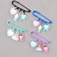 Breloque personnalisée en acrylique miniature, accessoire créatif, pendentif porte-clés, design amusant et personnalisé