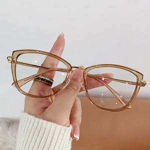 Lunettes optiques de créateur photochromiques et anti-lumière bleue, <span class=keywords><strong>monture</strong></span> bleue, œil de chat, lunettes de vue pour femmes, <span class=keywords><strong>monture</strong></span> de lunettes de créateur - Product Image 5