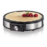 Aifa Mini four électrique pour pizzas aux œufs crêpières et crêpières électriques multifonctions